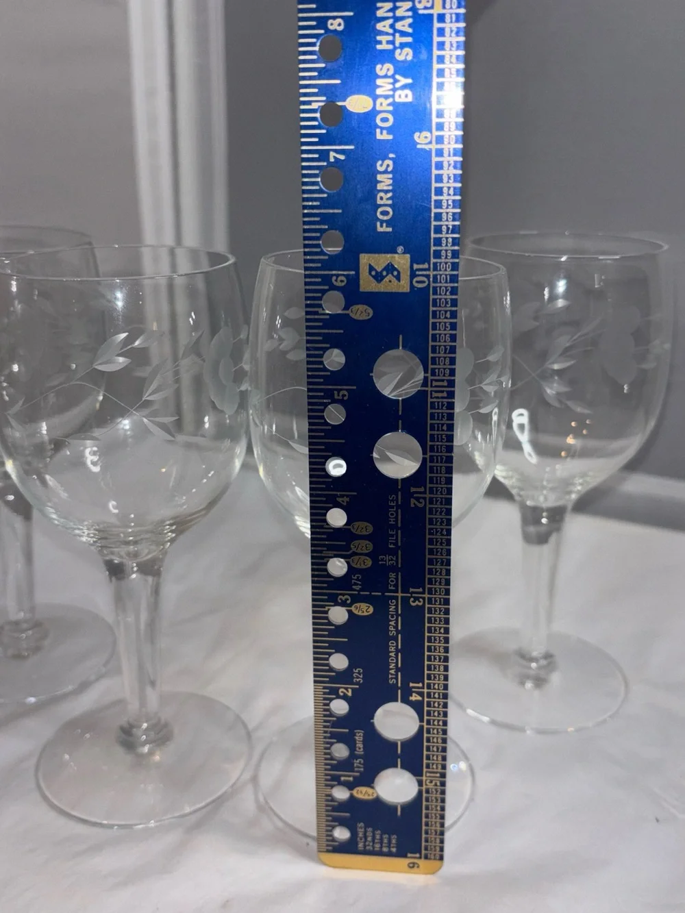 4 Princess house, small wine or port glasses Heritage
